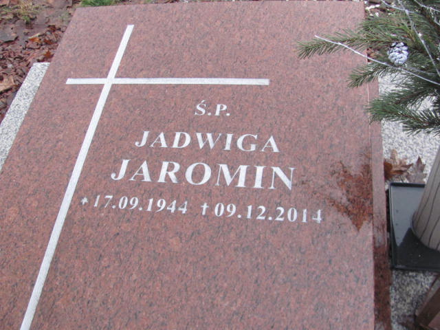 Jadwiga Jaromin 1944 Katowice Tysiąclecia - Grobonet - Wyszukiwarka osób pochowanych